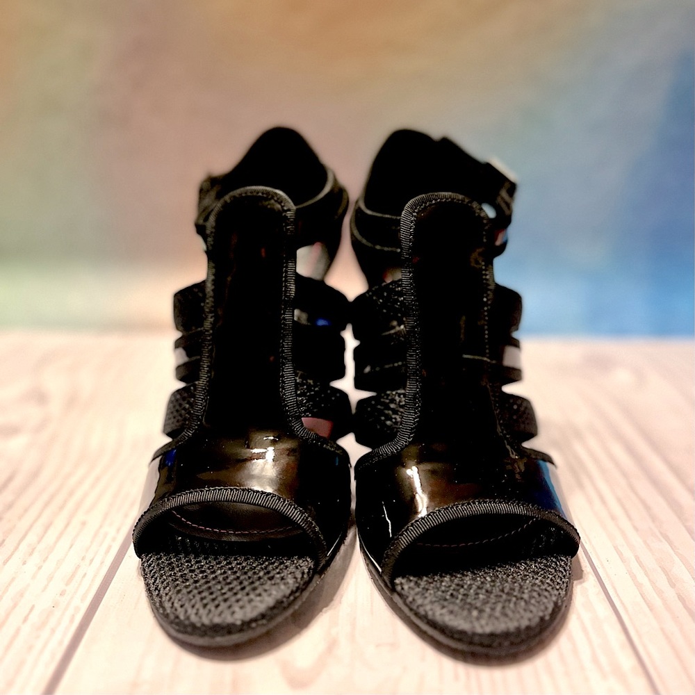 Betseyville by Betsey Johnson ‘Jay’ Gladiator Wedge Sandals - Size 7.5 - NEW!